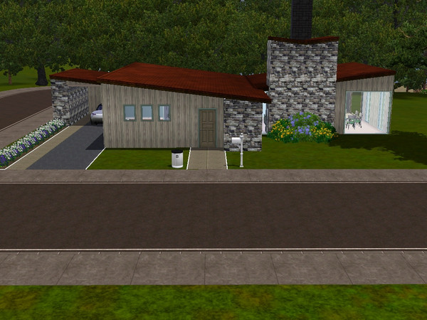 Sims 3 — Aero Dynamo (Remodel) by keith_l — This remodel of a modern mid-century home is perfect for a small family!