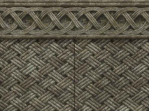 Sims 3 — Exotic Braided Wall by Eboluh — Just uncovered at a Mayan excavation site researched have found this 1000 year