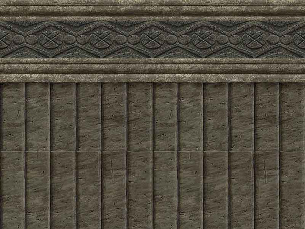 Sims 3 — Exotic Orb Wall by Eboluh — At the entrance of the Mayan ruin that has just been uncovered, this wall lines the