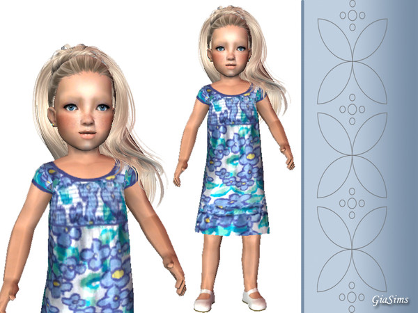 Sims 2 — Three summer dresses for toddlers - 5f9cbd38 April28dress8 by giasims — Blue dress