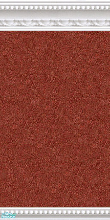 Sims 2 — jsf2WMBGRAutumn by jsf — White marble beaded mouldings and highly textured rusty orange wallpaper coordinate