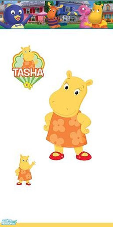 Sims 2 — Backyardigans Transitional Bedroom Set- Part C Tasha - Wall by frogger1617 — Backyardagins by Nick Jr Meshes by