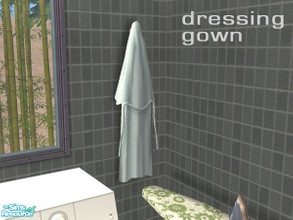 Sims 2 — Lancaster Laundry recol01 - Dressing Gown by Padre — A recolour of the Lancaster Laundry set in blues and