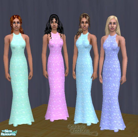 Sims 2 — Calli\'s Frosted Formals by Callisto149 — These are recolors of a Nightlife EP formal in frosted pastels. I love