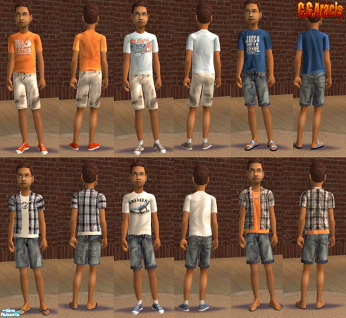 Sims 2 —  Big Boy everyday by C.G.Aracis — this set is for your big boys everyday..best for summer.Have Fun:)