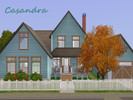 Sims 3 — Casandra by BarbC0702 — * NO CC Just a cute family home for your sims. 3 bedrooms,2 baths, small garden,pinwheel