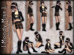 Sims 2 — [ Moody Miss ] - Pose Box by Screaming_Mustard — Hi guys! Wow that was a long delay for my Sims 2 creations on