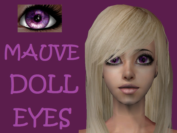 Sims 2 — Mauve Doll Eyes by staceylynmay2 — Purple with a hint of pink. 