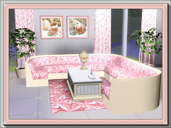 Sims 3 — marcorse_satin puff blossom pattern by marcorse — This is the blossom pink variation of my fabric texture, Satin