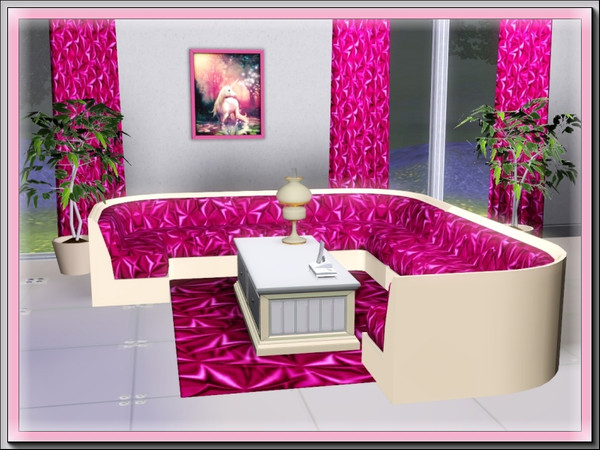 Sims 3 — marcorse_satin puff fuchsia pattern by marcorse — This is the fuchsia variation of my fabric texture, Satin