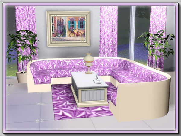Sims 3 — marcorse_satin puff lavender pattern by marcorse — This is the lavender variation of my fabric texture, Satin