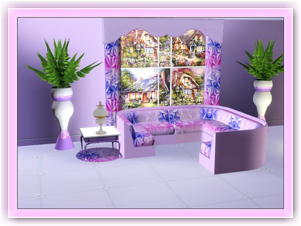 Sims 3 — marcorse_satin puff bluerose pattern by marcorse — This pattern has nothing to do with blue roses . . it is a