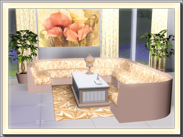 Sims 3 — marcorse_satin puff caramel pattern by marcorse — This is the creme caramel variation of my fabric texture,
