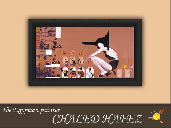 Sims 3 — evi the Egyptian painter Khaled Hafez by evi — Khaled Hafez is born in Cairo, Egypt in 1963 where he currently