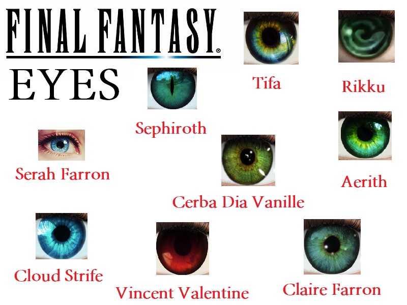 Sims 2 - Final Fantasy Eyes Collection by staceylynmay2 - 9 Amazing eyes fr...