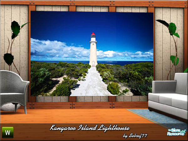 Sims 3 — Kangaroo Island Lighthouse v05-02-1054 by sebrof772 — Title: Kangaroo Island Lighthouse Category: Big Wall Art