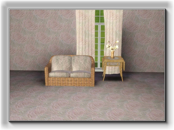 Sims 3 — marcorse_carpet hilo rose pattern by marcorse — HiLo Rose is a soft and discreet floral carpet texture.