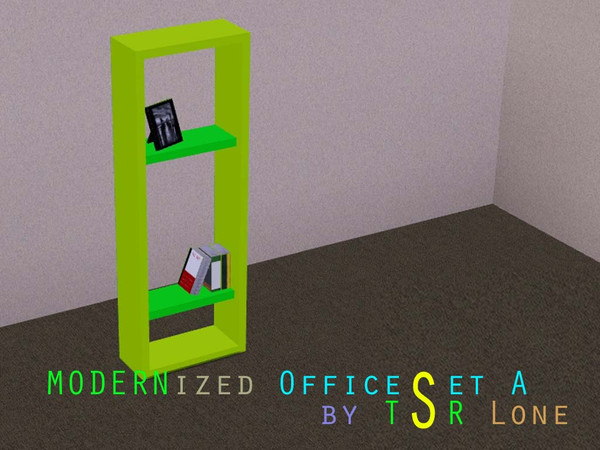 Sims 3 — Modernized - Shelf by AXquireLone — One of the beautifully decorated modern shelves.