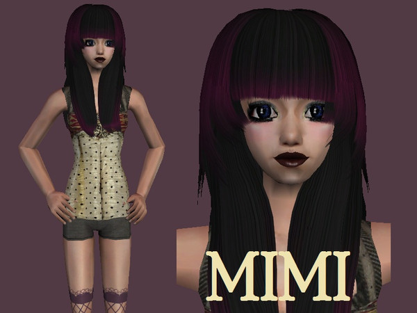 Sims 2 — Mimi by staceylynmay2 — Victorian style teen sim. The hair is a bit odd but it completes her. All is included :)