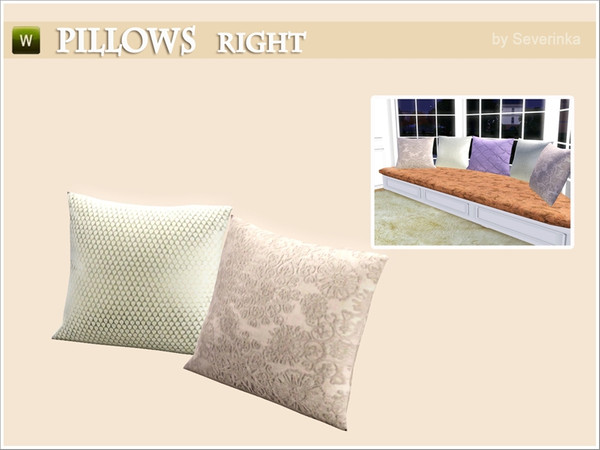 Sims 3 — SV_PillowsRight by Severinka_ — Created by Severinka