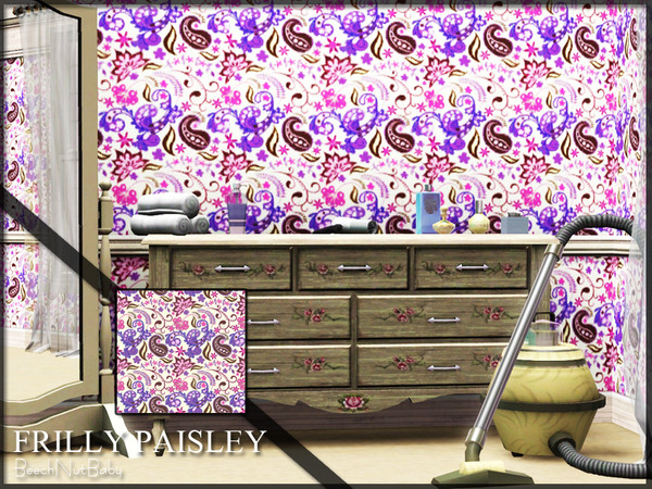 Sims 3 — Frilly Paisley by BeechNutBaby2 — A girly frilly paisley