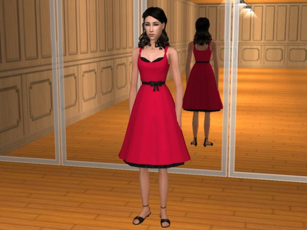 Sims 2 — Dress Recolors - Pink Dress by Calia_M2 — Pink Dress