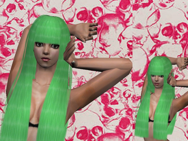 Sims 2 — Hot Green Hair by staceylynmay2 — Amazing hot colourful green hair, for Female all ages. Thanks to CoolSims for