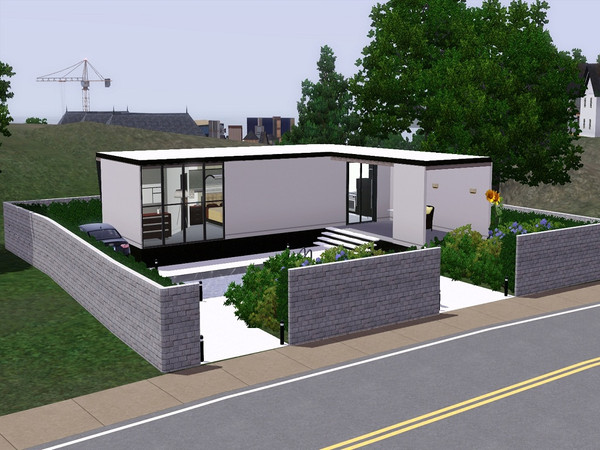 Sims 3 — nice n' small 5 by L_U2 — nice n' small 4 is a small and cute modern house with 2 rooms. The house has all the