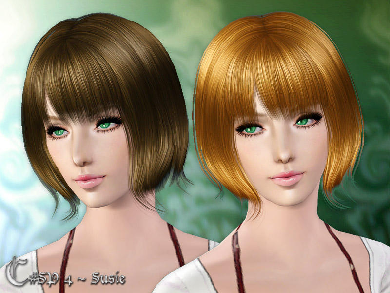 The Sims Resource - Susie Hairstyle