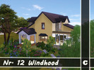 Sims 3 — Nr. 12 Windhood by carit — 3 bedrooms, 2 bathrooms, sunroom, parking lot and a beautiful garden, super modern