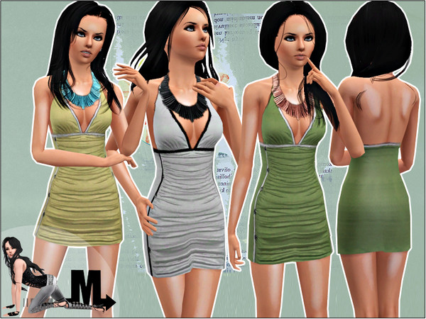 Sims 3 — Fighter Part 2 by miraminkova — Another set which includes two pairs of wonderful dresses.