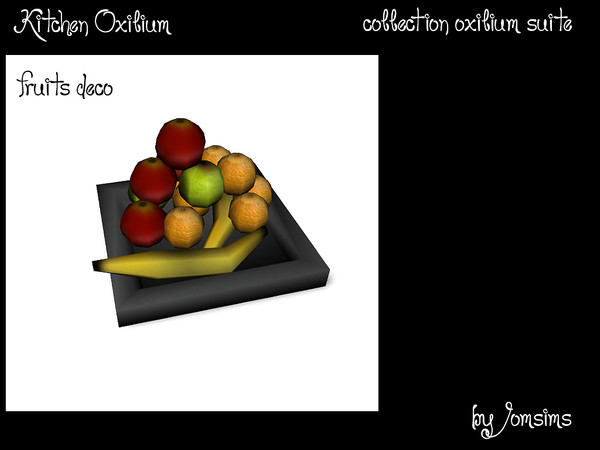 Sims 3 — fruits oxilium kitchen by jomsims — fruits oxilium kitchen