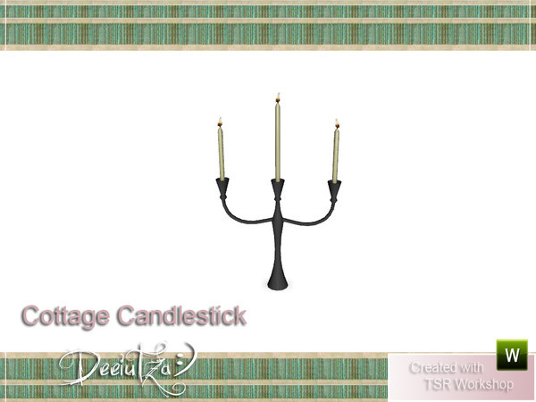 Sims 3 — Cottage Candlestick by deeiutza — By deeiutza @TSR