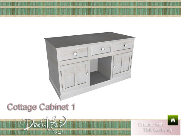 Sims 3 — Cottage Cabinet Part 1 by deeiutza — By deeiutza @TSR
