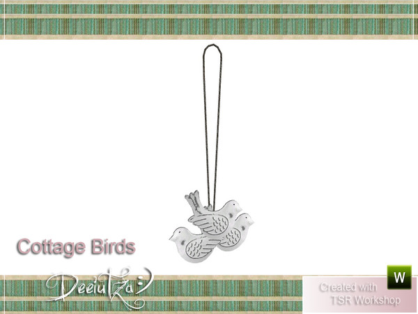 Sims 3 — Cottage Hanging Birds by deeiutza — By deeiutza @TSR