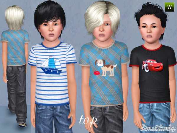 Sims 3 — 225 - Top by sims2fanbg — .:225:. Top in 3 recolors,Recolorable,Launcher Thumbnail. I hope u like it!