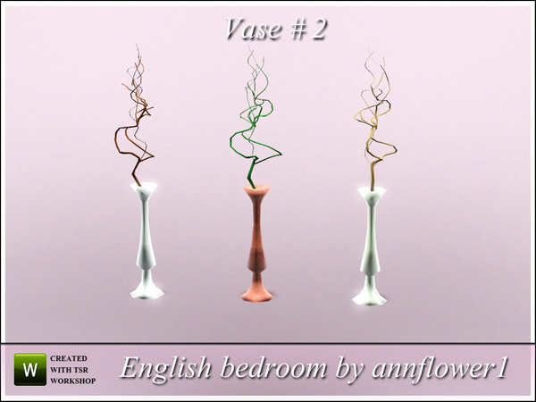 Sims 3 — English bedroom vase 002 AF by annflower1 — English bedroom vase 002 AF by annflower1