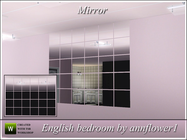 Sims 3 — English bedroom mirror 001 AF by annflower1 — English bedroom mirror 001 AF