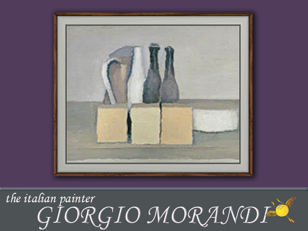 Sims 3 — evi Italian Painter G.MORANDIa by evi — Pinting by the Italian Painter Giorgio Morandi
