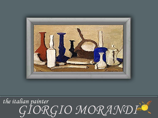 Sims 3 — evi The Italian painter G. MORANDIb by evi — Painting by the Italian Painter Giorgio Morandi