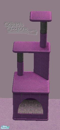 Sims 2 — Calli\'s Kitty Chic - Lavender - Condo by Callisto149 — Sorry dog lovers, it\'s all about the kittys. This is