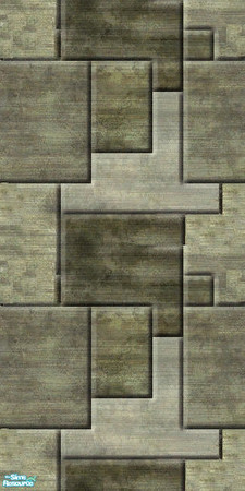 Sims 2 — Weird Stones by 10126 — There is a flooring available using the same design that you can download.