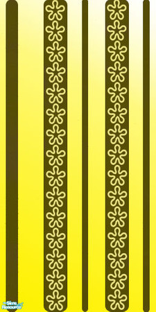 Sims 2 — Flower1 by susycd — A simple wallpaper in yellow....hope you like it...