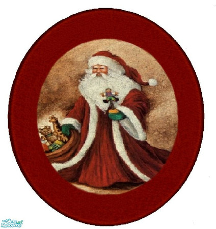 Sims 2 — Home for the Holidays 2 - Round rug by RhondaBlonda — 