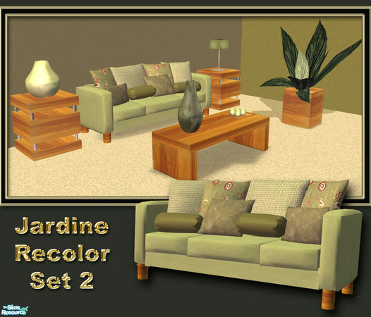 Sims 2 — Jardine Livingroom Recolor Set 2 by nikisatez05 — Recolor of the Jardine Livingroom Set. You need my meshes from
