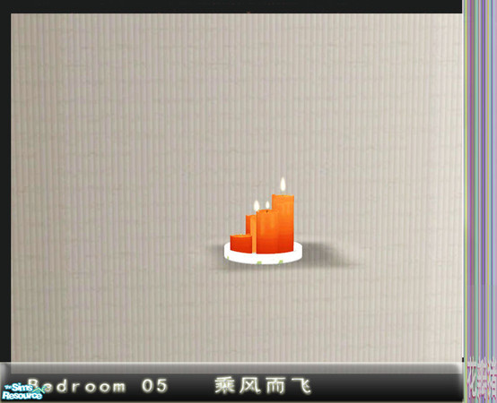 Sims 2 — Huabanzhu Bedroom 05 - Candles by huabanzhu — 