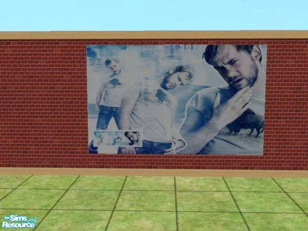 Sims 2 — Paintings Lost - Charlie by Loewnah — Rocker and Drugs addict Charlie on the show, Dominic Monaghan in real