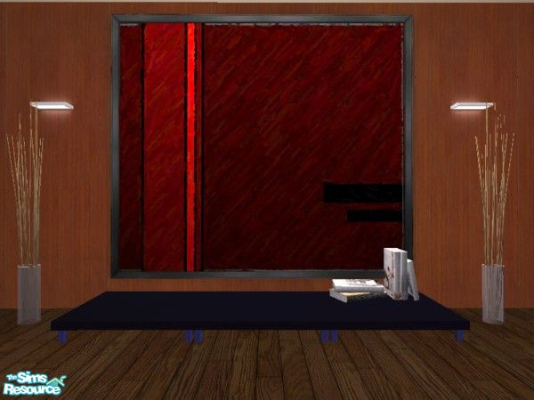 Sims 2 — Modern Print by BrooksHalten — This is a recolor of \"A Sim Noir\" painting, and is also my first