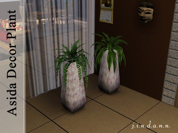 Sims 3 — Asida Decor Plant by Jindann — Asida Decor Plant by Jindann@TSR