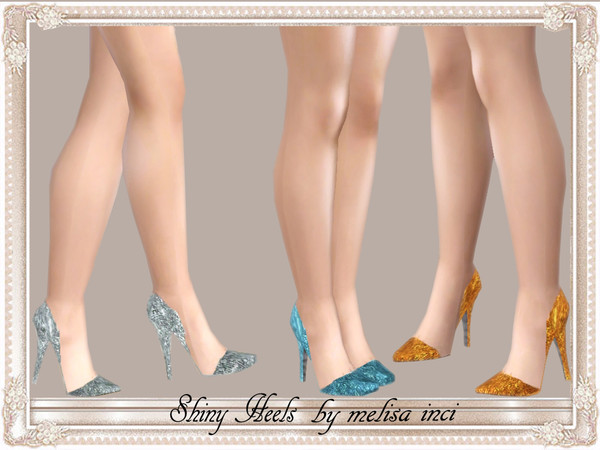 Sims 3 — Shiny Heels by melisa_inci — Shiny Heels Everyday-Formal-Swimwear Young Adult-Adult One Recolorable Part New